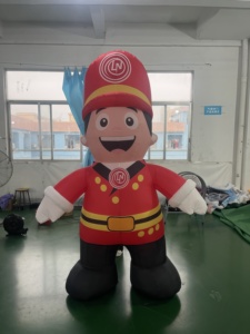 Décoration de jardin gonflable de Noël : Bonhomme de neige et soldat <span class=keywords><strong>casse</strong></span>-<span class=keywords><strong>noisette</strong></span> <span class=keywords><strong>avec</strong></span> lumières LED, pour extérieur, vente en gros - Product Image 1