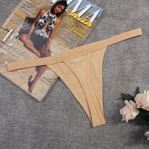 Seksi tanga külot kadın külot seksi düz renk tanga moda t-geri kızlar için 3 boyutları QS113F160 - Product Image 3