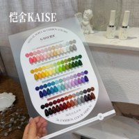 KAISE – Kit de 56 Gels UV Solides Multicolores pour Ongles, Nouvelle Collection 2026, Haute Qualité, Longue Durée, Non Toxique, pour Salon et DIY, Vente en Gros