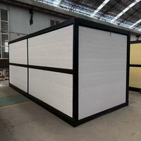 Maison modulaire en acier de 20 pieds, pliable, préfabriquée, extensible, à prix abordable, fournie par une usine chinoise