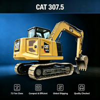 Moteur C2.4 pour mini-excavatrice 307.5 de 8 tonnes, faible nombre d'heures, boîte de vitesses, pompe, moteur en bon état, prêt à l'emploi, directement de l'usine