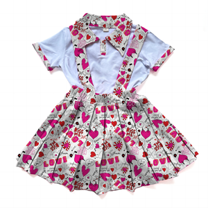 कस्टम बच्चों के लिए निर्माता 6 -9 साल के कपड़े बच्चों के लिए बच्चों के लिए कपड़े युवा लड़की 2 पीसी शॉर्ट सेट - Product Image 2