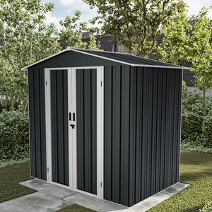 Abri de <span class=keywords><strong>Rangement</strong></span> Extérieur <span class=keywords><strong>en</strong></span> Métal Économique, Facile à Monter, Anti-Pourriture, Fabriqué <span class=keywords><strong>en</strong></span> Chine - Product Image 1