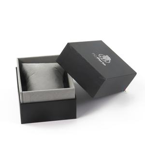 Crown Win Luxurious Black Kraft Gift Jewelry Mailer Paper Box Eco Friendly Packaging <b>with</b> Magnetic <b>Lid</b> <b>Small</b> Moving Paper <b>Boxes</b> - Product Image 2