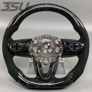 Volante de Fibra de Carbono de Alta Calidad con Acabado Exquisito, Apto para BMW <span class=keywords><strong>Mini</strong></span> S <span class=keywords><strong>Cooper</strong></span> 50 S50 2004+, Piezas de Automóvil - Product Image 1