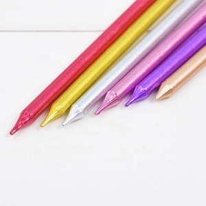 Fancy Gold Trang Trí Long Lanh Các Loại Khác Nhau Của Bánh Sinh Nhật Nến Gói Đơn - Product Image 5