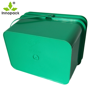 Seau de rangement rectangulaire en plastique de 20L avec poignée, conception à paroi épaisse pour fûts, seaux et barils - Product Image 6