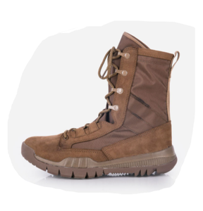 รองเท้าบูทฝึกซ้อมรบสีน้ำตาลเข้ม รุ่น TSB1102 น้ำหนักเบา สำหรับพื้นที่ทะเลทราย พื้นรองเท้าทำจากยางและ EVA ระบายอากาศได้ดี - Product Image 4