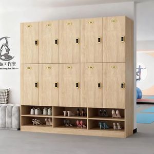 Armoire à chaussures en bois pour une utilisation dans les gymnases Salons <span class=keywords><strong>de</strong></span> coiffure Studios <span class=keywords><strong>de</strong></span> <span class=keywords><strong>danse</strong></span> - Product Image 5