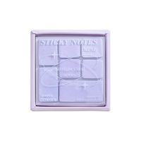 Zao Mo Square China Sticky Notes Starlight Coral Series Eyeshadow Palette Memo Pad Reusable Adhesive Student Index Tabs