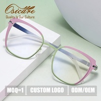 Montures de lunettes de vue papillon blanches de luxe en métal, sans vis, colorées, de bonne qualité, pour femmes