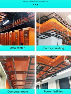 工业和建筑用防火电缆桥架定制设计，粉末彩色涂层Q235钢 - Product Image 3