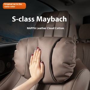 Paquete de almohada para el cuello del coche, almohada suave para reposacabezas de coche para conducir con correa ajustable, espuma viscoelástica y funda extraíble transpirable - Product Image 2