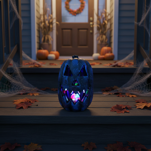 Custom Halloween Jack-o-lantern LED Party Decorations Wholesale Plastic Halloween Pumpkin Lamp - Product Image 4