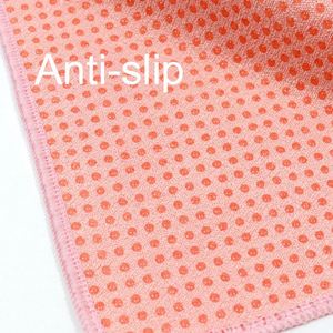 Toalla de Yoga Antideslizante de Microfibra con Patrón de Logotipo Personalizado, con Puntos de Agarre, Absorbente de Sudor para Yoga Caliente, Pilates, Fitness - Product Image 5