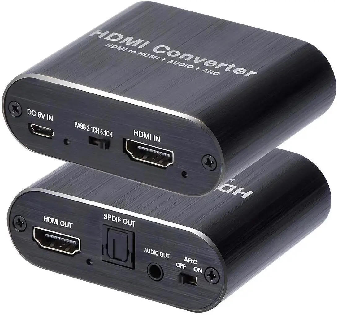 HDMI 아크 오디오 추출기 HDCP CEC 광학 TOSLINK SPDIF 3.5mm RCA 오디오 변환기 4K X 2K 3D HDMI 오디오 분배기 어댑터