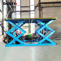 Table élévatrice à ciseaux hydraulique fixe, plateforme de levage industrielle pour entrepôt, atelier, manutention de marchandises, avec certification CE EU AR