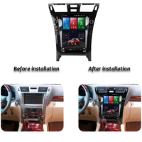 Reproductor Multimedia de Pantalla Vertical Android 13 para Automóvil, Radio DVD Android con GPS y Navegación para Lexus LS460 LS600 2006-2012, Car Play
