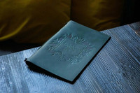 Différentes couleurs disponibles Crazy Horse cuir menu dossier impression personnalisée conception menu couvre restaurant