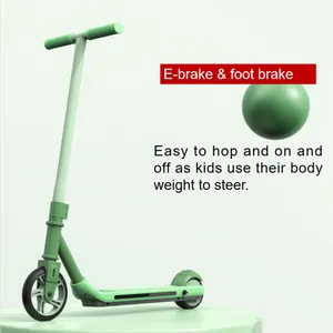 Patinete de movilidad para niños, Scooter de 2 ruedas con luz LED, freno de pie seguro, precio al por mayor