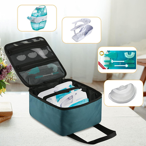 Bolsa de Transporte para Sistema de Irrigación <span class=keywords><strong>Nasal</strong></span> <span class=keywords><strong>Navage</strong></span>, Organizador de Encimera para Neti Pot, Limpiador <span class=keywords><strong>Nasal</strong></span> Portátil, Organizador de Sinus - Product Image 3