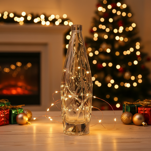 Venta Directa de Fábrica, Botella de Vidrio Cilíndrica Alta de 750 ml, la Más Vendida, para Almacenamiento de Whisky, Ron y Brandy, con Tapón de Corcho, Personalizable - Product Image 1