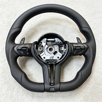 Volant sport M amélioré entièrement en cuir pour BMW F20 F22 F10 F30 F33 F35 F36 F25 F01 F48 E90 E87 E70 F15 F16 Accessoires auto