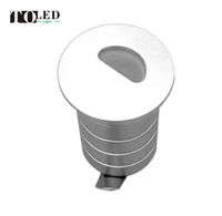 Luminaire encastré au sol en aluminium, profilé 6063, boîtier en aluminium extrudé avec couvercle en PC