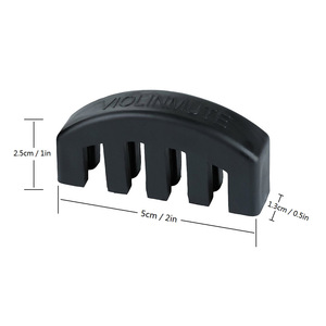 ยางปิดปากไวโอลินสีดำขายส่ง อุปกรณ์ไวโอลิน <span class=keywords><strong>ราคา</strong></span>ดี - Product Image 2