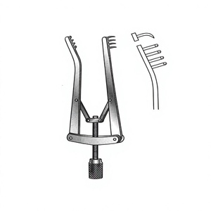 Retractor ALM de 7 cm (2¾ Pulgadas) y 5 mm, Retractor Quirúrgico Reutilizable de Acero Inoxidable Afilado, Instrumento Médico para Ortopedia General - Product Image 1