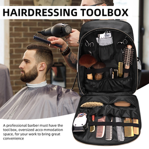Bolsa de Herramientas de Peluquería Portátil <span class=keywords><strong>WangDa</strong></span> para Máquinas de Cortar Cabello y Suministros, Organizador Profesional para Salón de Belleza y Viajes - Product Image 3