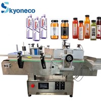 Machine d'Étiquetage Automatique Personnalisée en Usine, Machine d'Étiquetage de Bouteilles en Plastique, Machine d'Application d'Étiquettes