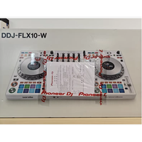 Pioneer DJ DDJ-FLX10-W : Contrôleur multiplateforme 2 canaux |   Édition limitée blanche |   Éclairage DMX, double micro, double USB-C |   Serato, re