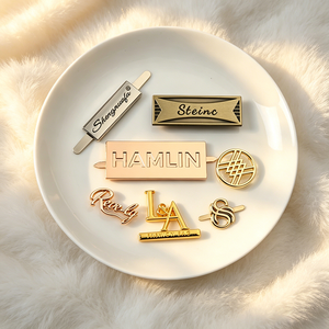 Custom Made Zinc Alloy hand bag Custom <b>Labels</b> Metal for Furniture & Home Decor Home Textiles Polished Corrosion Resistant - Product Image 3