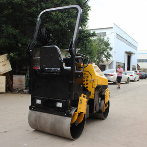 Het Verkopen Van Kleine Rollenverdichtingsapparatuur Volledig Hydraulische Trillende Dubbele Trommelrol - Product Image 4