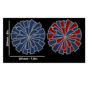 Patch thermocollant en strass Love <span class=keywords><strong>My</strong></span> Dod : Motif éventail scintillant - Product Image 4