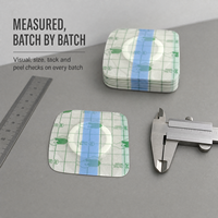 Patch auto-adhésif transparent en film PU mince pour points d'acupuncture, imperméable et vierge, pour application sur le nombril