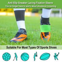 Bandes de maintien pour chaussures de football, protège-lacets, couvre-chaussures en silicone antidérapant, protections de tibias de football, bande adhésive pour chaussures