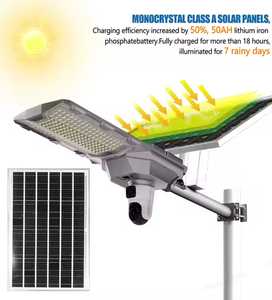 Đèn đường năng lượng mặt trời công suất cao 1000W với <span class=keywords><strong>Camera</strong></span> CCTV 4G Wifi ứng dụng thông minh điều khiển <span class=keywords><strong>camera</strong></span> năng lượng mặt trời đèn đường - Product Image 4