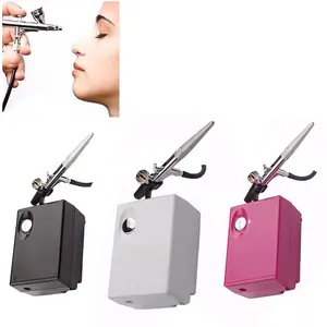 Chất Lượng Cao Máy Nén Kit Airbrush Xách Tay Phun/Trang Điểm/Bánh Trang Trí Cho Móng Tay Hình Xăm