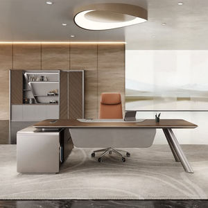 Mesa de oficina superventas, escritorio ejecutivo en forma de L para Ceo, muebles de oficina, escritorio de oficina, mesa de ordenador - Product Image 4