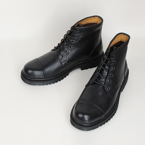 Bottes en cuir véritable pour hommes, à lacets, style football/soccer, chukka, moto, avec caractéristiques souples pour l'été - Product Image 4