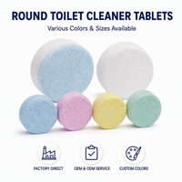 Tablettes effervescentes nettoyantes pour cuvettes de toilettes, pour le nettoyage quotidien des salles de bain domestiques