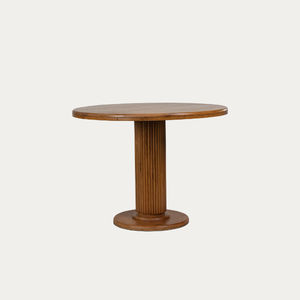 Table à manger ronde en bambou de style nordique et français, moderne et simple, rétro pour le salon, la salle à manger, meubles - Product Image 1
