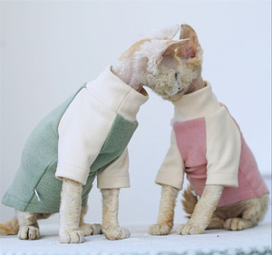 Qiqu-mono cálido de otoño e invierno para gatos, ropa para mascotas, sin pelo, <span class=keywords><strong>Sphinx</strong></span> - Product Image 6