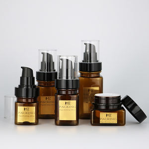 Chine Vente en gros Flacon compte-gouttes d'huile essentielle 30/50/70/100/120Ml 20/30G Flacon compte-gouttes en verre transparent Bouteilles cosmétiques - Product Image 1