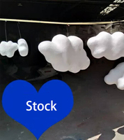 Nuage en coton moderne décorations de plafond de mariage nuage blanc accessoires suspendus maison Hall fenêtre centre commercial école boutique