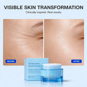 Crème pour le visage au peptide de cuivre GHK-Cu, tripeptide de cuivre-1, soin de la barrière cutanée, crème hydratante pour le visage - Product Image 5