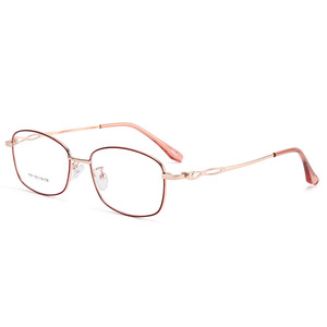Gafas de mujer Ds Jing Ying con montura ovalada de 52 mm, lentes de plástico de tamaño mediano, puente nasal estándar, origen Danyang - Product Image 5