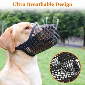 Muselière pour chien en maille respirante, réglable, anti-morsure, pour l'entraînement, le toilettage et la sécurité en extérieur - Product Image 4